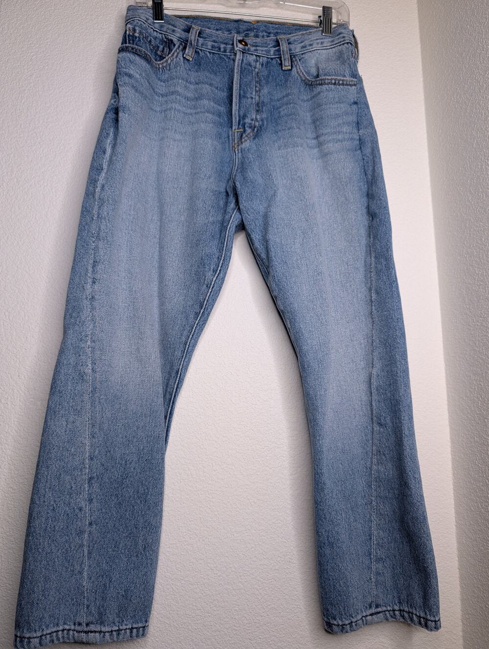 NSF Light Wash Straight Vintage Style Premium Denim Jeans 30